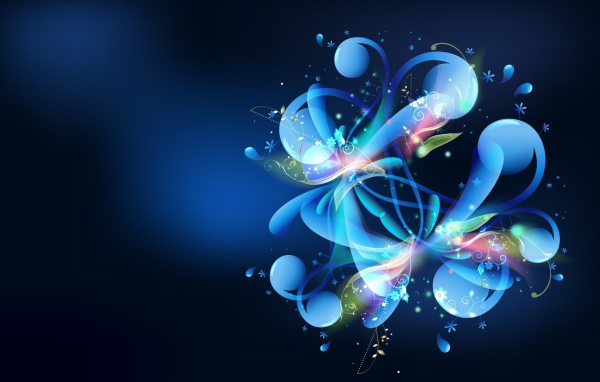 Абстракция с цветами