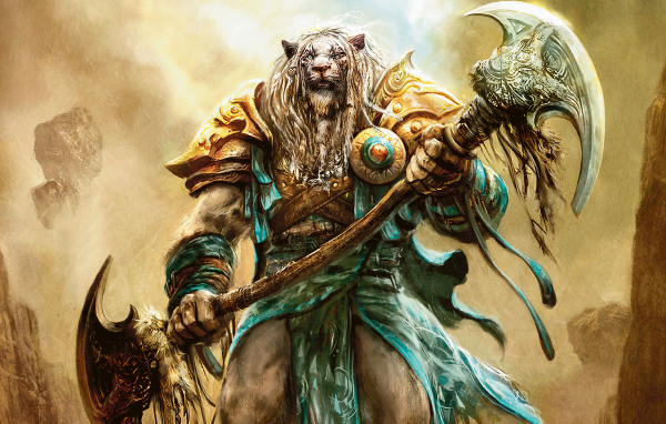 Человек с головой льва