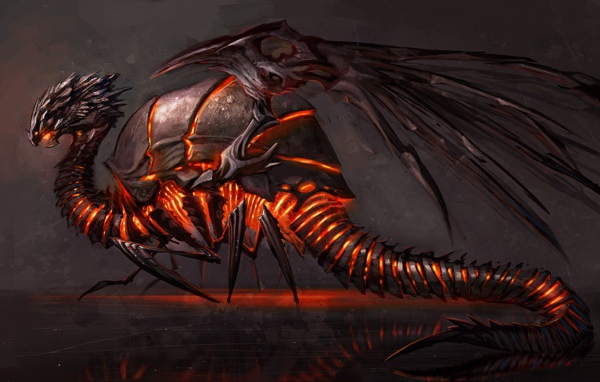 Дракон с панцирем