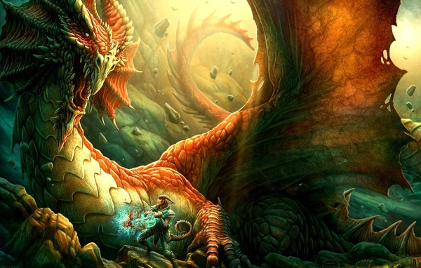 Дракон охраняет сокровища
