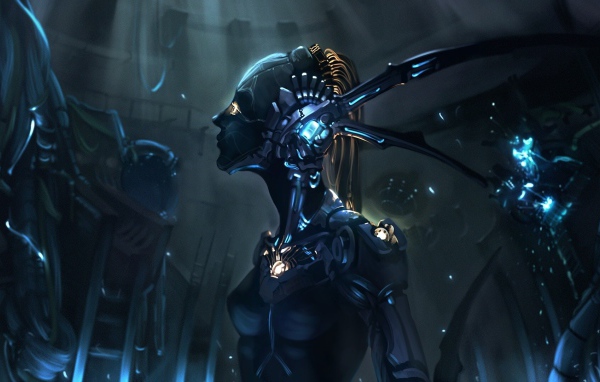 Фантастическая девушка робот