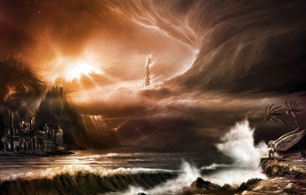 Фантастический морской пейзаж