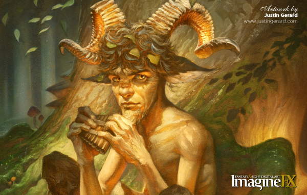 Человек с рогами