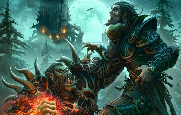 Чудовище с большими клыками