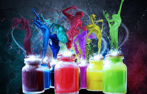 Фантазия с красками