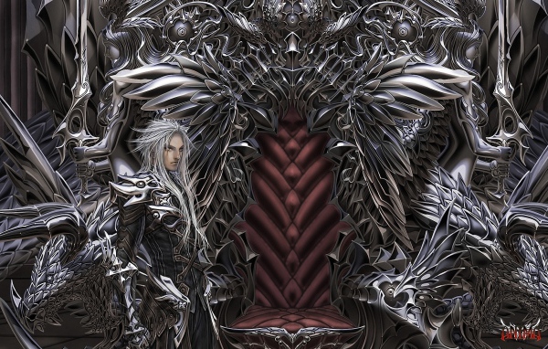 Воины охраняют трон