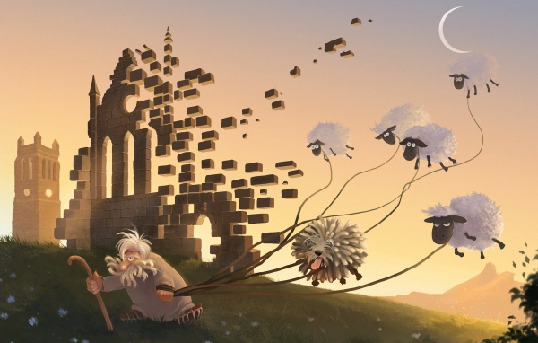 Старик с летающими овцами