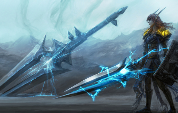 Эльф Блод из игры