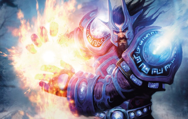 Огненный воин из игры