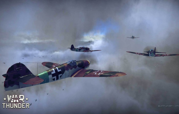 Немецкий истребитель из игры War Thunder