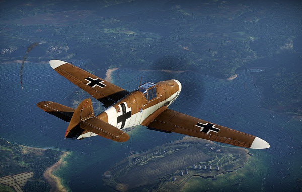 War Thunder коричневый немецкий самолет