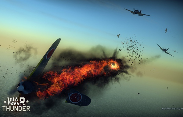 War Thunder взрыв в небесах