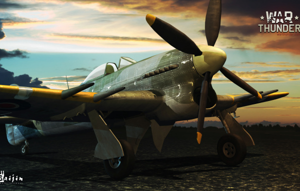 War Thunder истребитель на земле