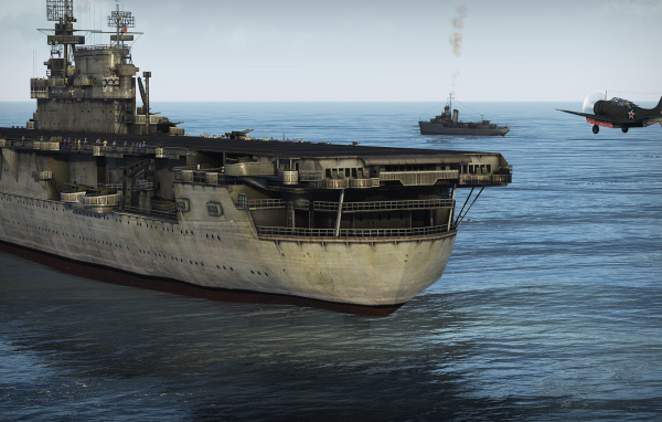 War Thunder огромный корабль