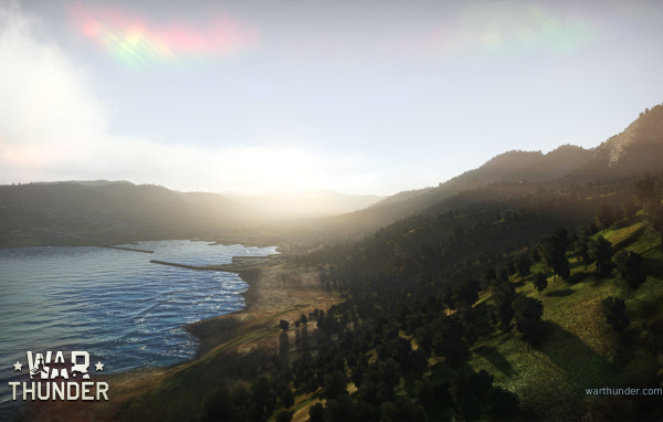 War Thunder вид на океан