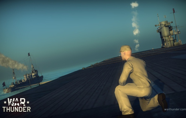 War Thunder пилот ждет своего самолета