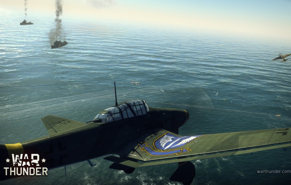 War Thunder самолет с бомбами