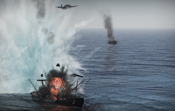 War Thunder корабль уничтожен