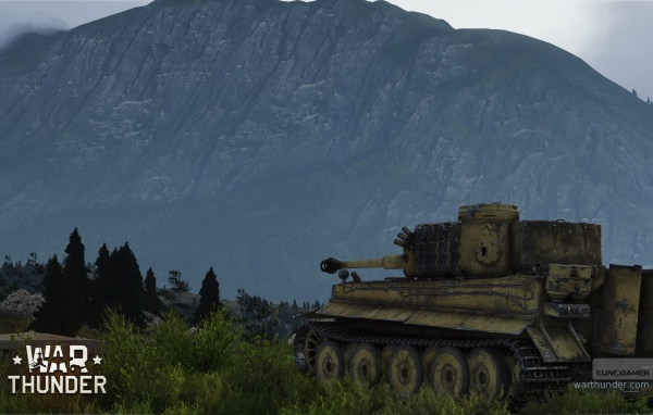 War Thunder танк в лесу