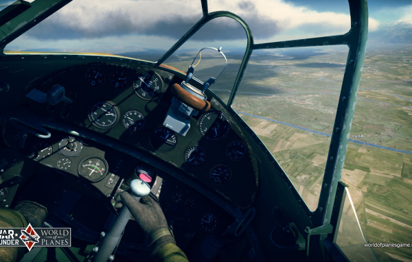 War Thunder кабина самолета