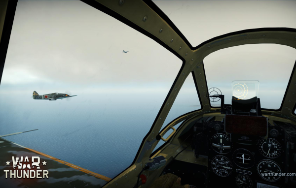 War Thunder два самолета в небесах