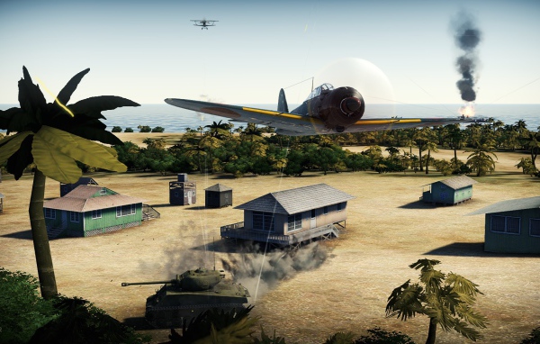 Военный самолет из игры War Thunder
