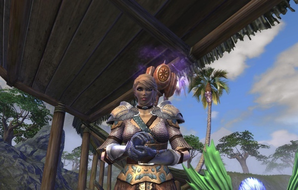 Девушка воин из видео игры