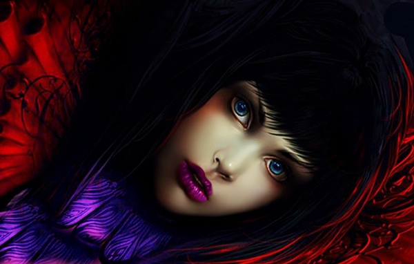 Фиолетовые губы