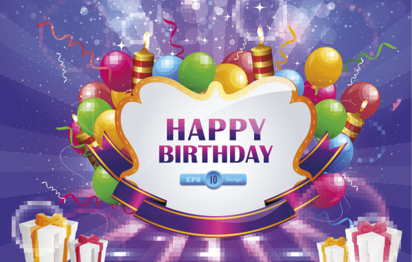 Красивая картинка с поздравлением на день рождения