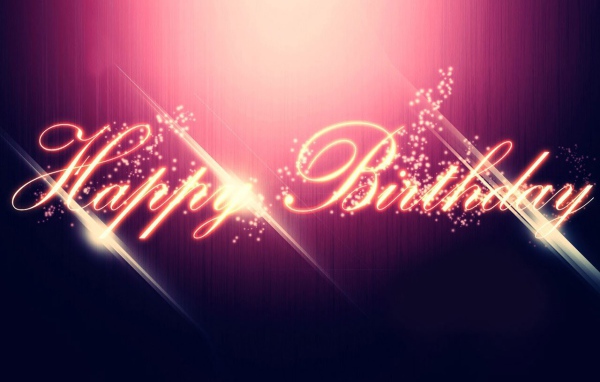 Счастья в День рождения