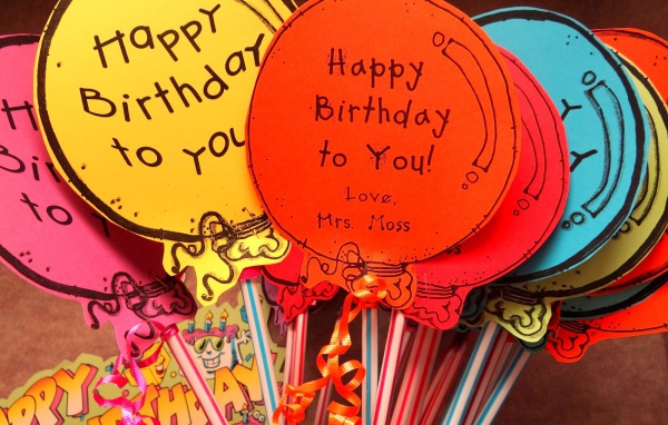 Бумажные шары на день рождения