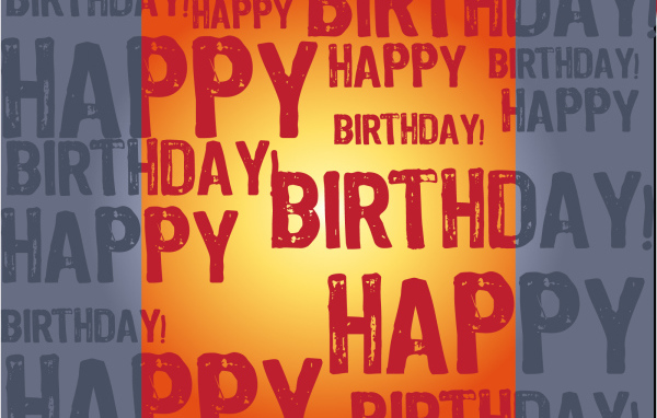 Картинка с надписями на день рождения