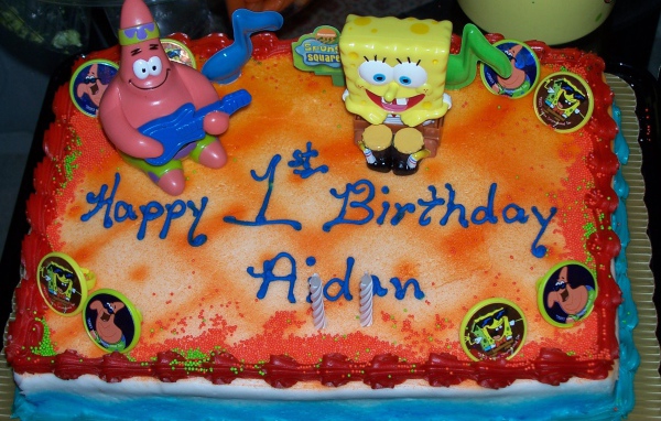  Губка Боб Квадратные Штаны торт ко дню рождения