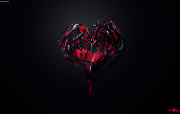 Черное Сердце на день рождения