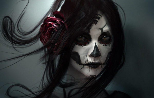 Девушка на Хэллоуин