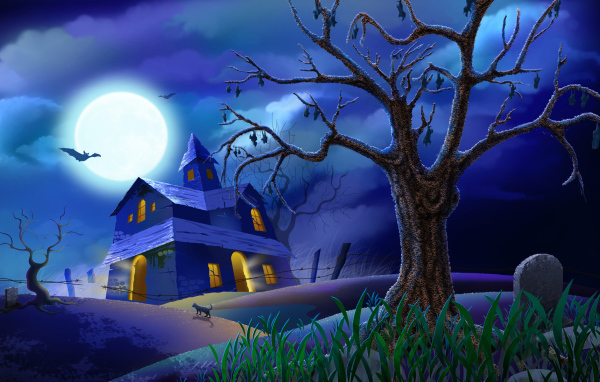 Хэллоуин странны особняк