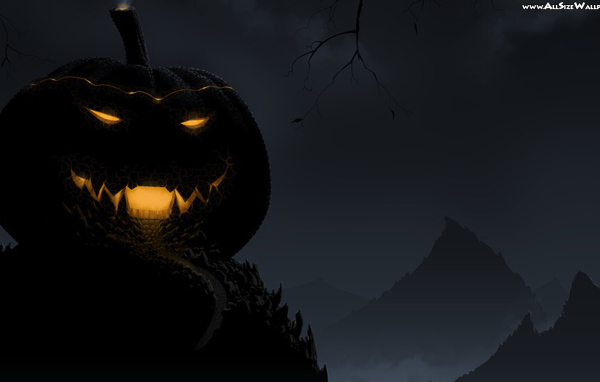 Хэллоуин дома из тыквы