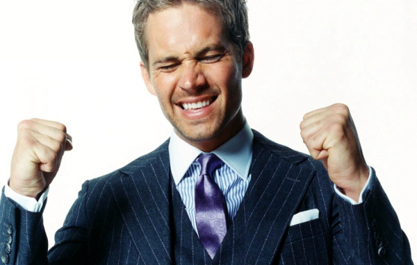 Пол Уокер очень счастлив