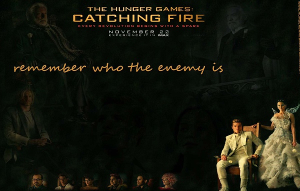 Голодные игры возгорания: помните, кто является врагом