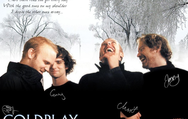 Coldplay группа и их подписи