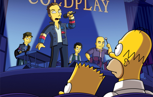 Coldplay в Симпсонах
