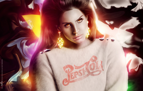 Lana Del Rey в свитере Pepsi Cola
