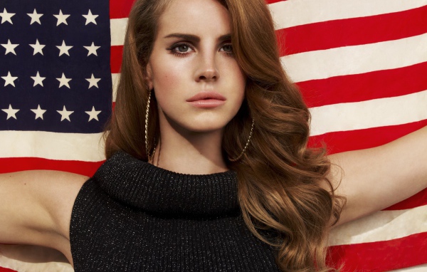 Lana Del Rey американский флаг