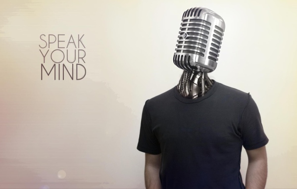 Микрофон вместо головы