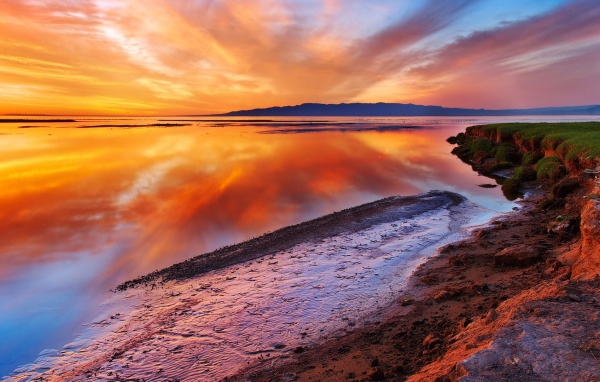 Разноцветный закат