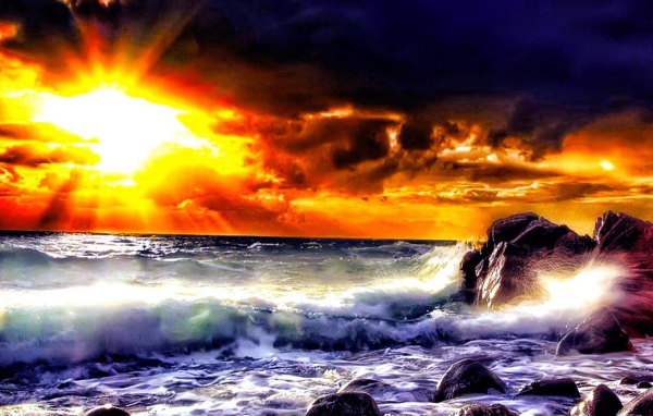 Закат после бури