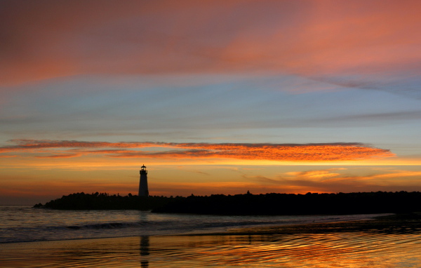 Закат на маяке