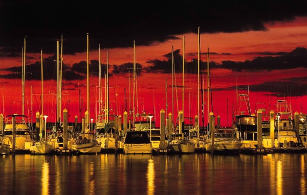 Яхты на пристани во Флориде