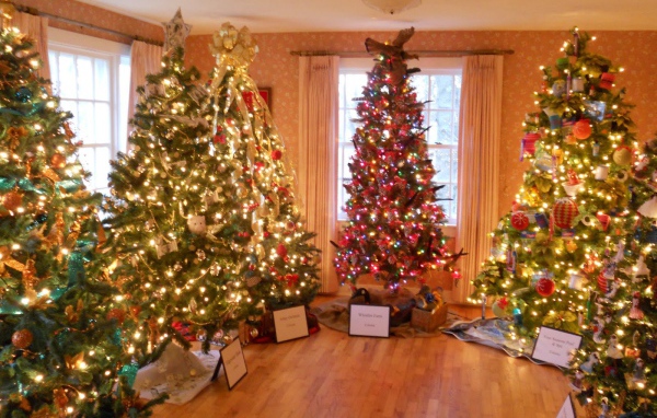 Много новогодних елок