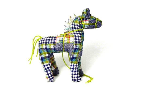 Елочная игрушка лошадка